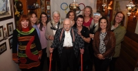 František Příhoda at his 100th birthday party with his friends