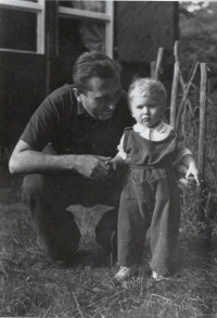 Ervín Adam with daughter Karolína