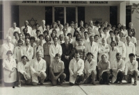 Professor Josef Melnick - Head of the Department of Virology and his team at Baylor College of Medicine