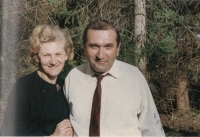 Ervín Adam with his wife Vlasta