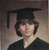 Daughter Karolína at graduation