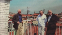 In Prague with Vladimír Vonka and Josef Koutecký on the right