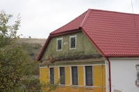 The former Cizler's tavern, from where the family was deported to the Bărăgan area in 1951 (Gerník, October 2023)