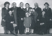 Marriage of the Makoň family, Josefa and Josef Makoň (brother of Václav Makoň), 1929