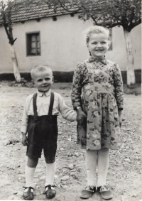 Daughter and son of Rudolf Krivanek, St. Helena, 1960