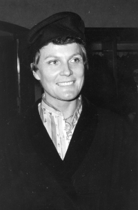 Zdenka Marie Nováková as the first associate professor of the Academy of Fine Arts in 1980