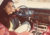 Lubomir's wife Veronika in a new Jaguar