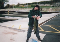 Fishing on Lake Michigan, 2001