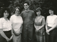 Jarka Stuchlíková with her colleagues from the language agency