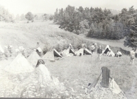 Vojenské cvičení, Kleť, 1955