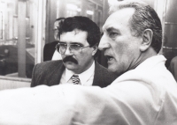 Josef Lux and Václav Němeček in the mid-1990s at AMPA