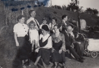 The family of Rosemarie Bensch's father in 1940 in Striegau, the older Czech name Strzegom in the Lower Silesian Voivodeship in the district of Svídnice