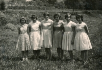 1962, Václavka 3rd from the right