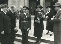 Karel Janoušek and his wife Anna Janouškova after graduation at the Faculty of Science of Charles University 23.6.1939