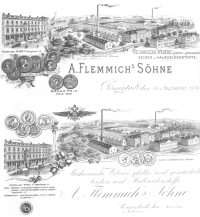 The Flemmich family textile factory from 1914