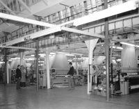 Weaving mill in Hedva in Rýmařov (1960s)