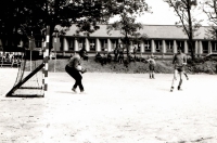 Petrán (a prominent football player), defender František Postupa, Pardubice (Stavařov), 1979