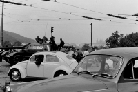 In the streets of Prague after the August occupation, 1968, photo by husband Miloš Živný