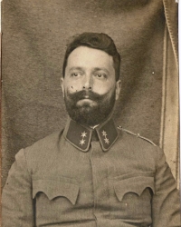 Julius Munk, father of Petr Munk, during World War I.