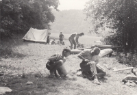 Camp with a boating club