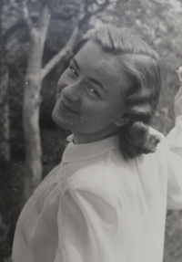 Vlasta Skřičková, 17 years old, 1942. The author of the photo is her dad, a passionate photographer