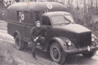 Semen Martkovych during his service in the Soviet army, early 1960s