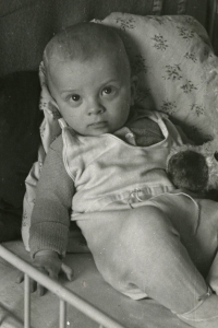 Miroslav Svoboda as a little boy in 1963