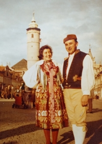 Antonín Konrády with his wife Vlasta