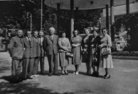 Ludvík Svoboda in the spa where Květoslava Večeřová worked