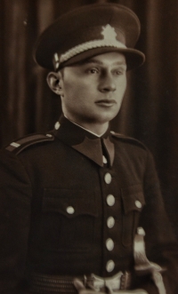 Father Josef Novák in uniform