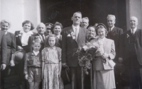 Wedding of Marie Filipcová - sister of Božena Šalová