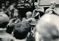 Invasion of Warsaw Pact troops, Wenceslas Square, 21 August 1968