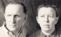 Grandmother Božena and grandfather Josef Rapač