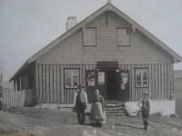 Hofmann family house, in the photo uncle and aunt