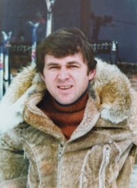 Václav Nedomanský on winter holiday, second half of the 1970s