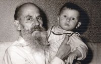 Yuri Galatenko with great-grandfather Dimitri / 1965