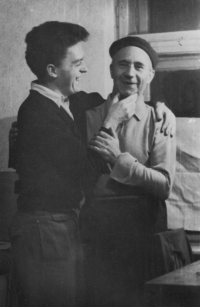 Jiří Ryba with his long-time colleague and friend Professor Jan Černý, 1962