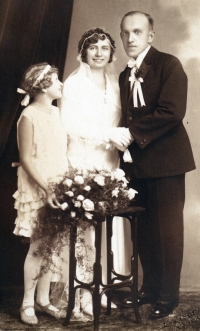 Jiřina Lukešová's parents Marie and František Kučera, early 1930s