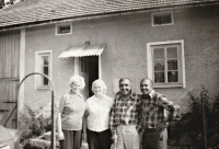 Grandparents Alois and Marie Ladýř and parents Jaroslav and Emilie Ladýř in Nemanice