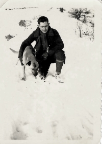 Maurice David z Paříže, první velká láska a přítel pamětnice, Bamberk, zima 1944