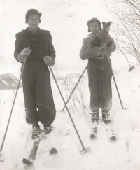  Josef Myslivec s bratrem Vladimírem, 1949