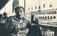 Václav Marhoul in Venice, hitchhiking through Western Europe, 1982