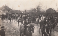 Celebration in Velká Dobroň, before the Second World War