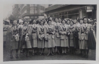 The last Sokol meeting before the communist government took over - the assembly place for the parade through Prague - 1948