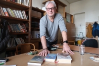 Libor Hörbe with the books he wrote