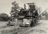 František Chlistovský during work in the field, summer 1965