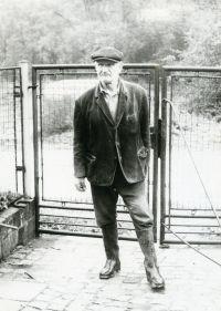 Antonie Tichopádová's father Bohumil Šihora, 1970