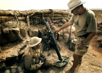 Václav Marhoul during the making of Tobruk (premiere 2008) in the Tunisian desert