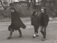 Prague, Robert Valík on the right,1982