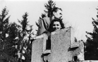 Eva a Josef Kuhnovi v roce 1955